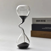 Horloge de sable moderne en verre