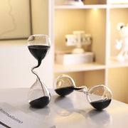 Horloge de sable moderne en verre